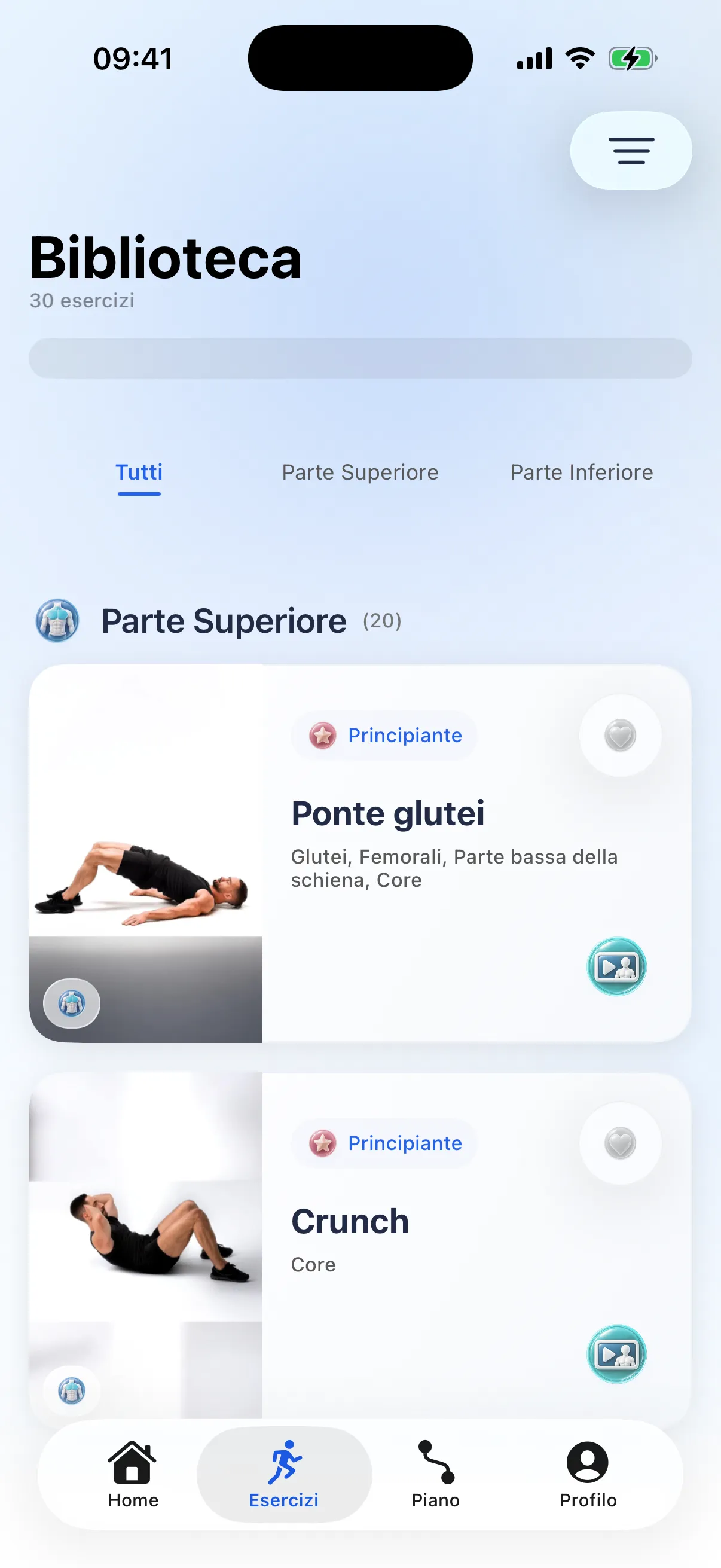 Raccolta esercizi · RazFit