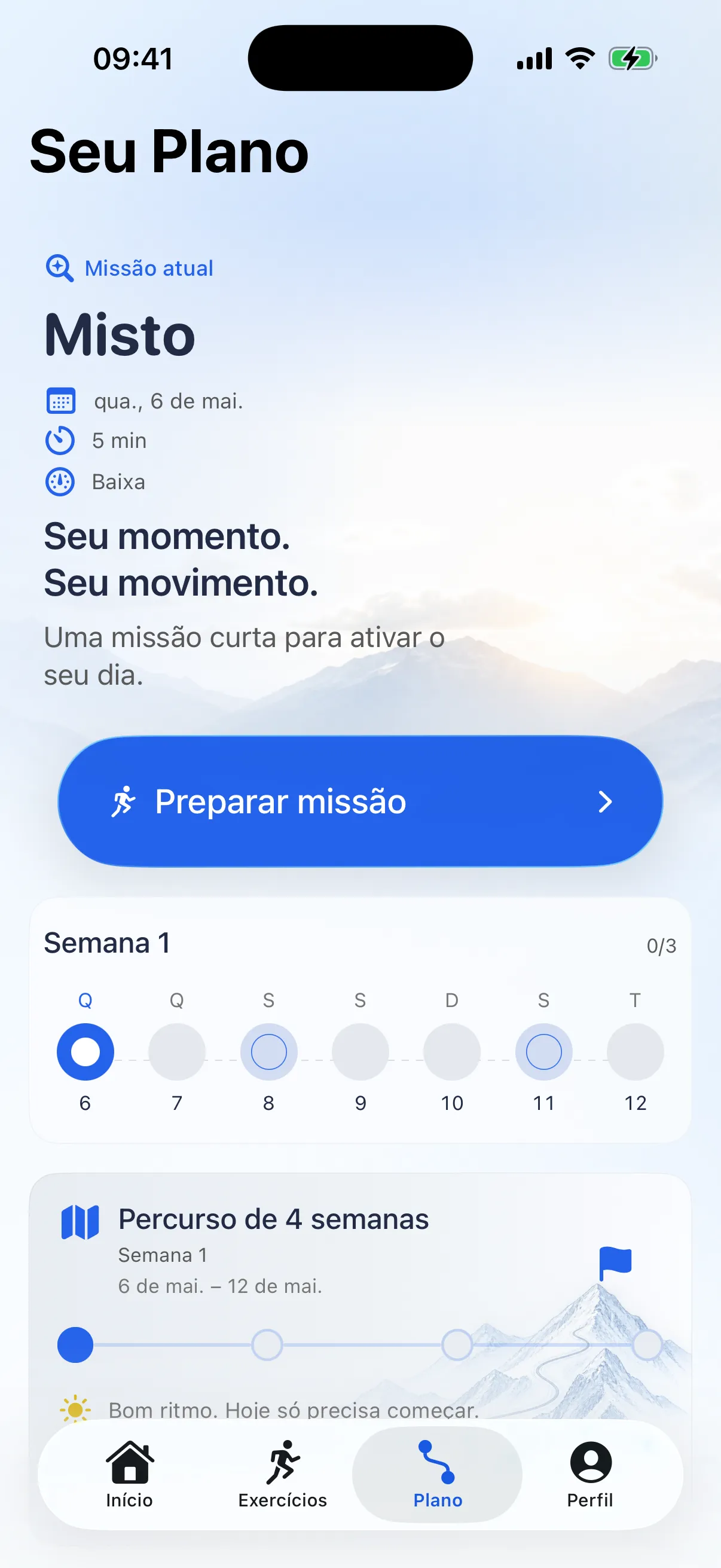 O teu plano · RazFit