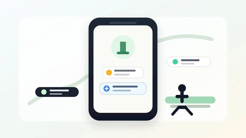 Oseba doma ob podlogi za jogo preverja opomnik za vadbo na telefonu