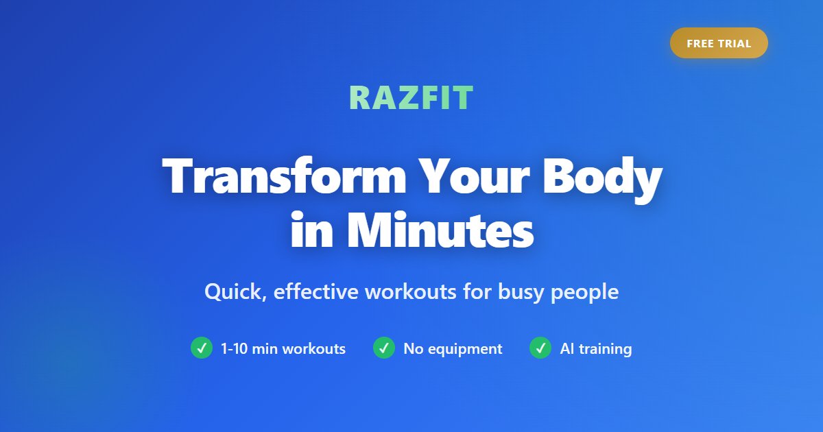 RazFit - Transform Your Body in Minutes